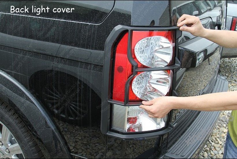 Fit For 2010-2015 Land Rover LR4 Discovery 4 Rear Tail Light Guards Cover Trim
