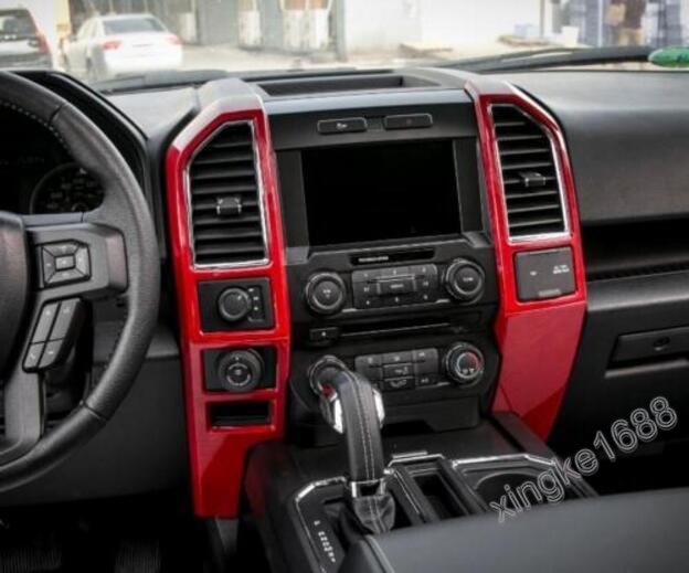 17pcs For 2015 2018 Ford F150 Abs Interior Accessories Whole Kit